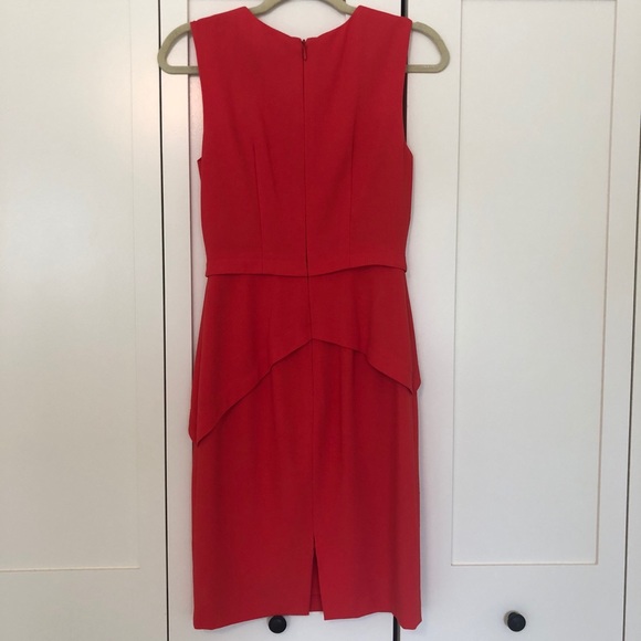 BCBG Maxazria Poppy Red Ida Peplum Dress - Picture 4 of 7